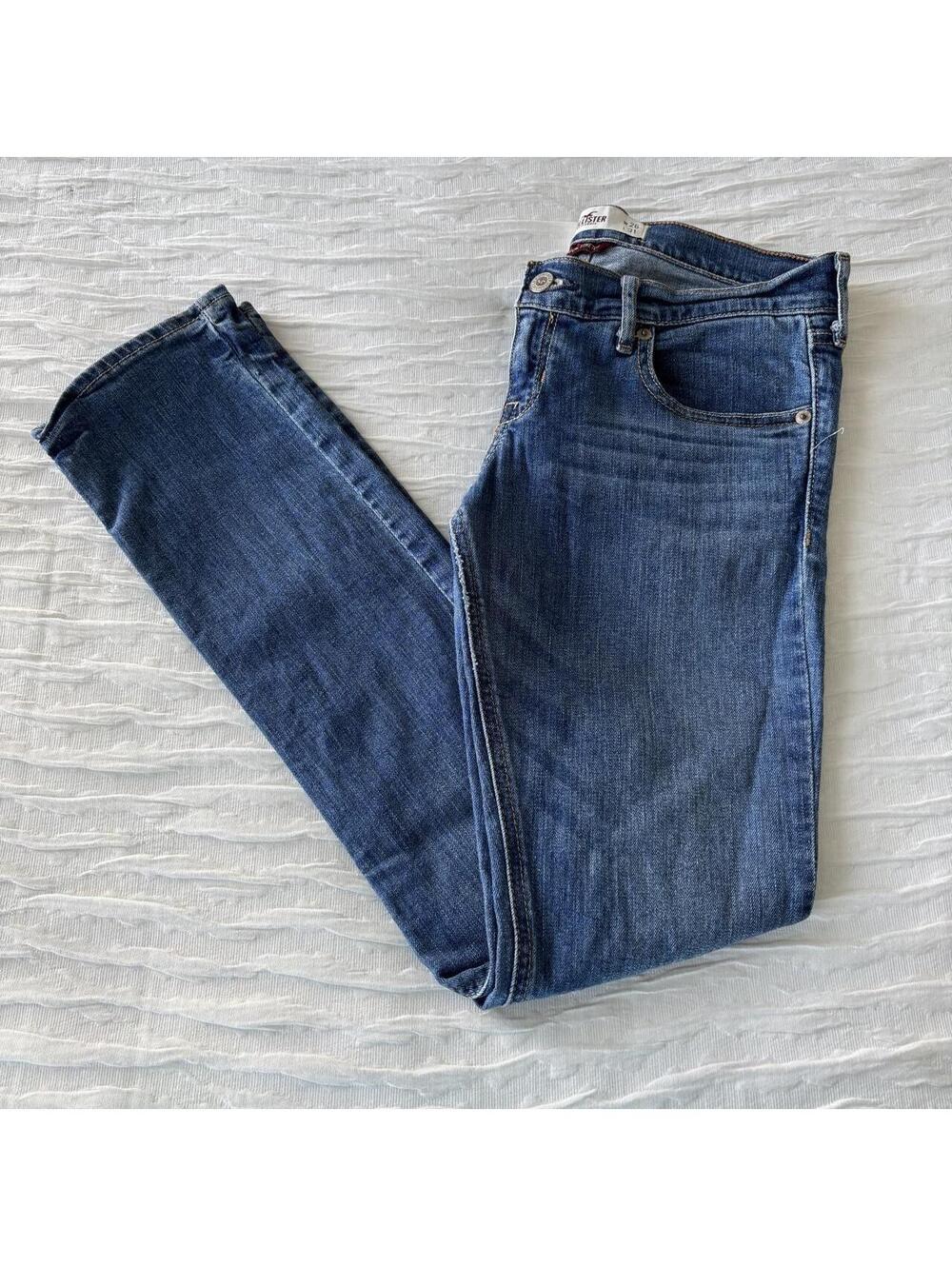 Hollister Co. Women's Blue and Navy Jeans